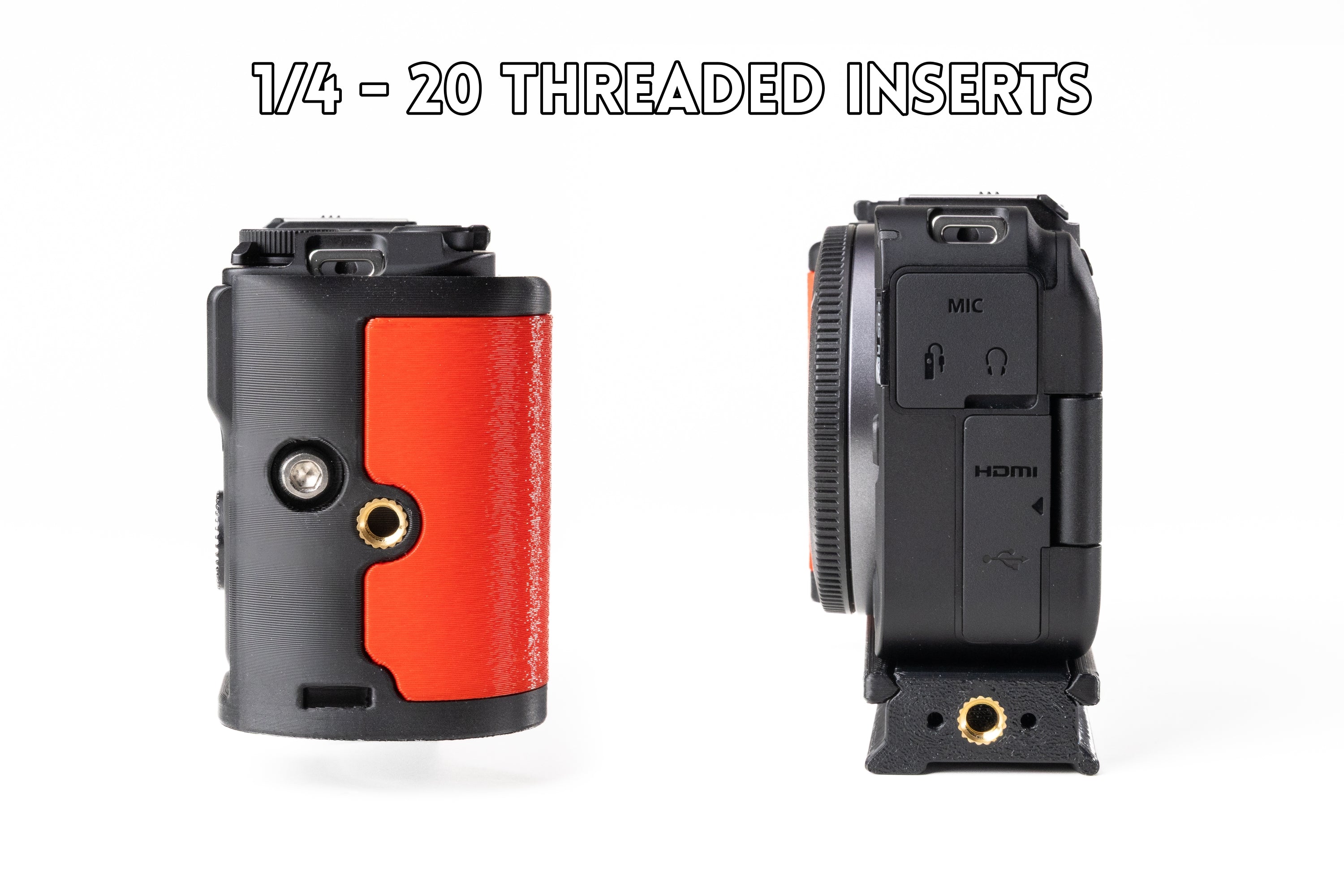 Canon R50V - Half cage with Grip extension