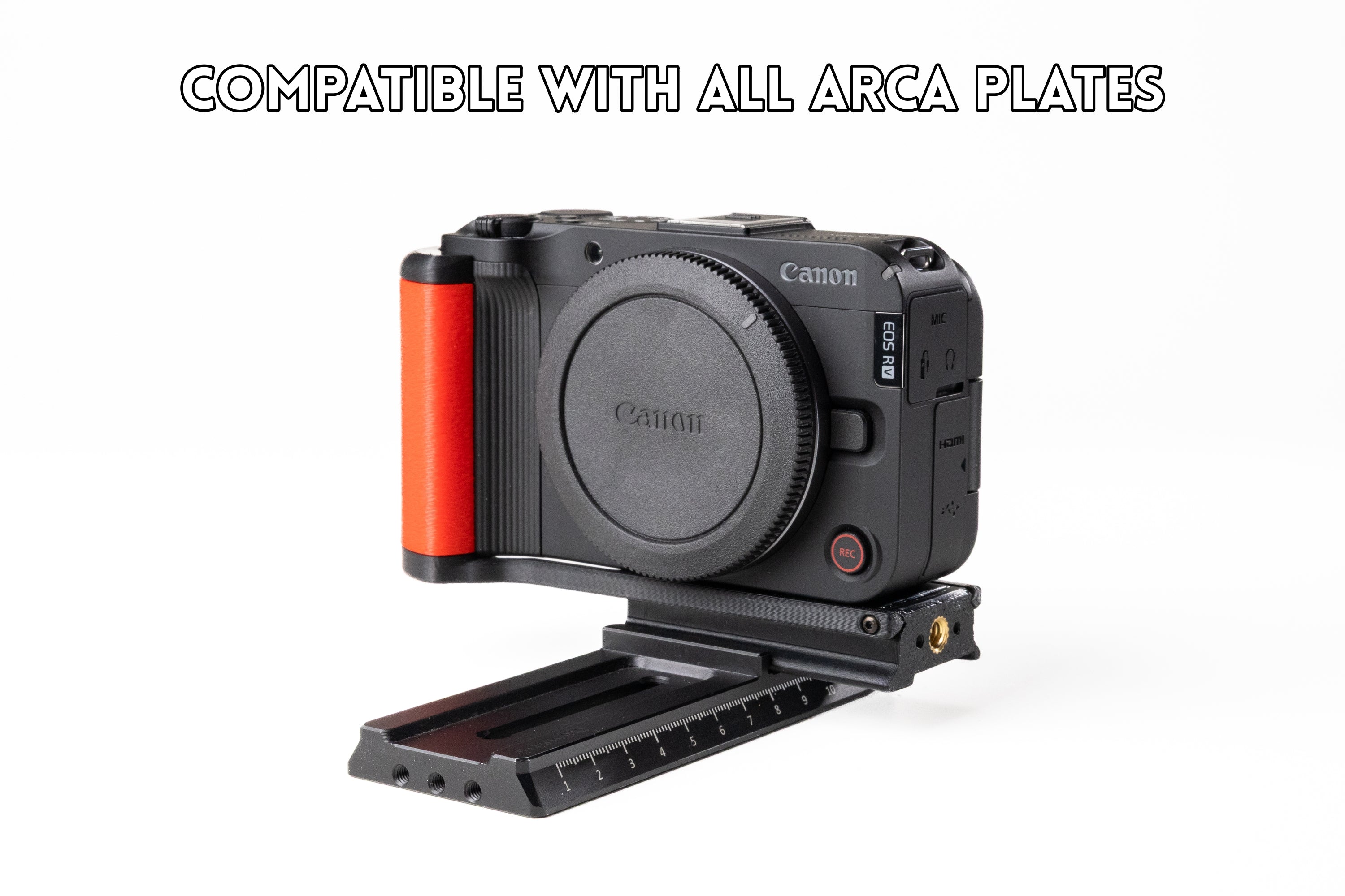 Canon R50V - Half cage with Grip extension – Nomad Cinema Gear